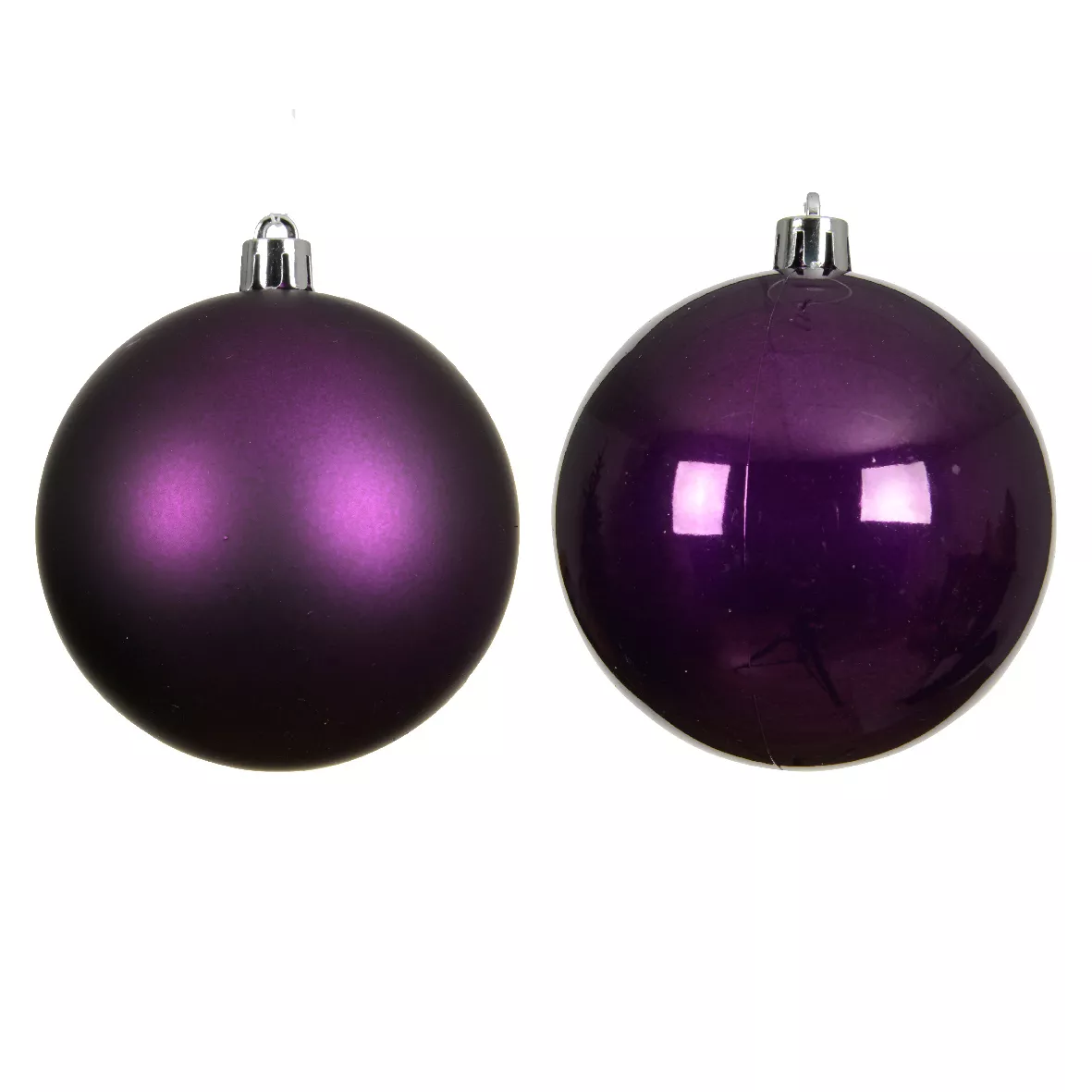 Lot de 16 boules de Noël (D40 mm) Aravis Violet