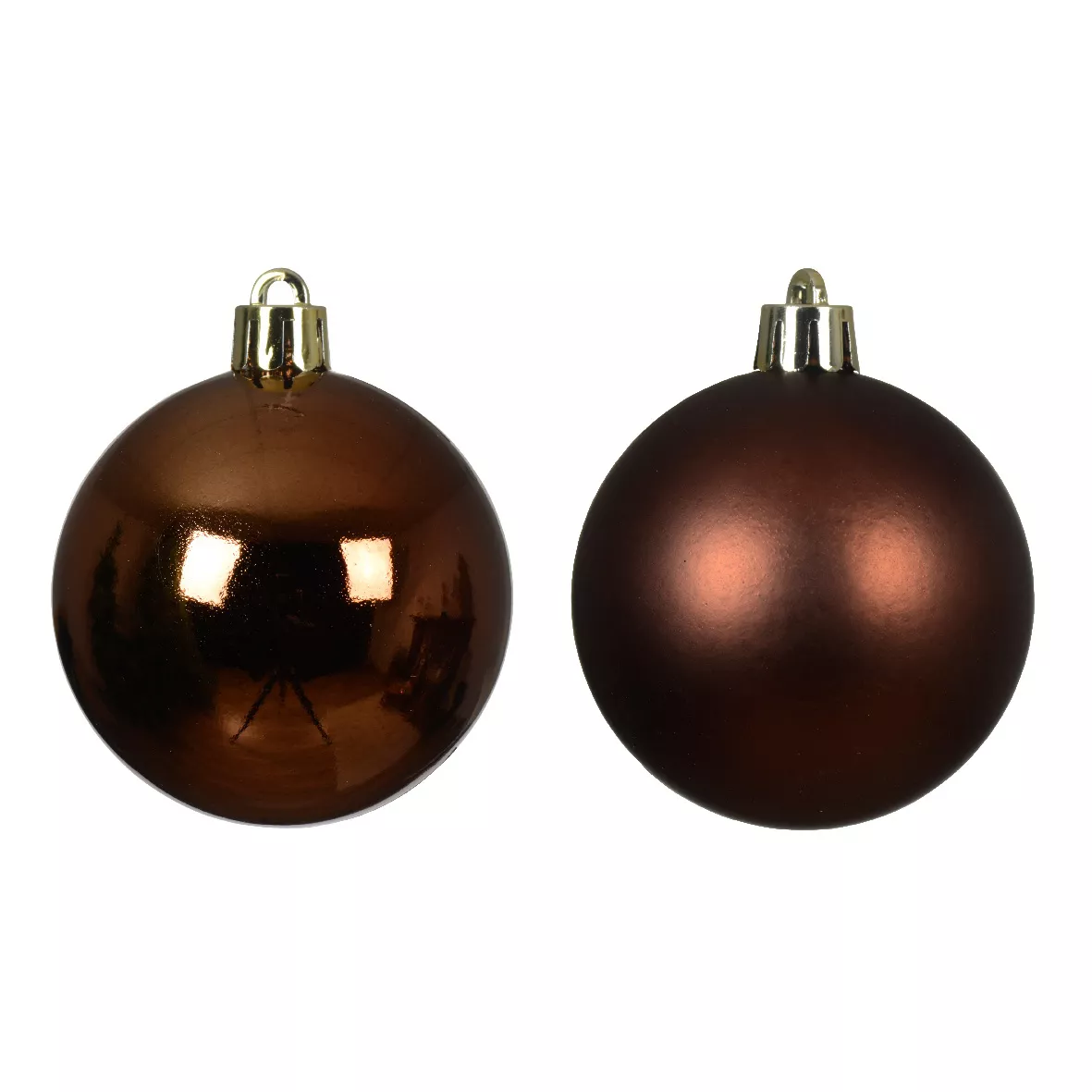 Lot de 30 boules de Noël (D60 mm) Aravis Espresso