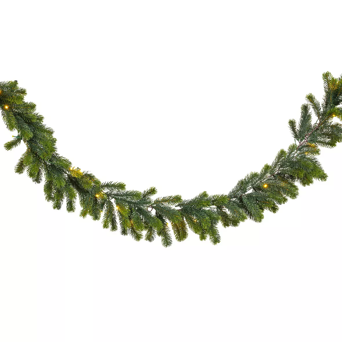 Ghirlanda luminosa per albero di Natale 50 Led (270 cm - D30) Manitoba Bianco caldo