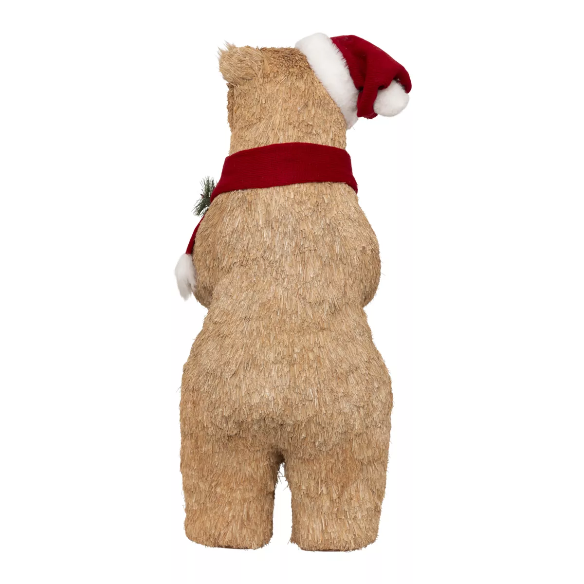 Dekorativer Holzbär (H73 cm) Neugieriger Gulliver Hellbraun