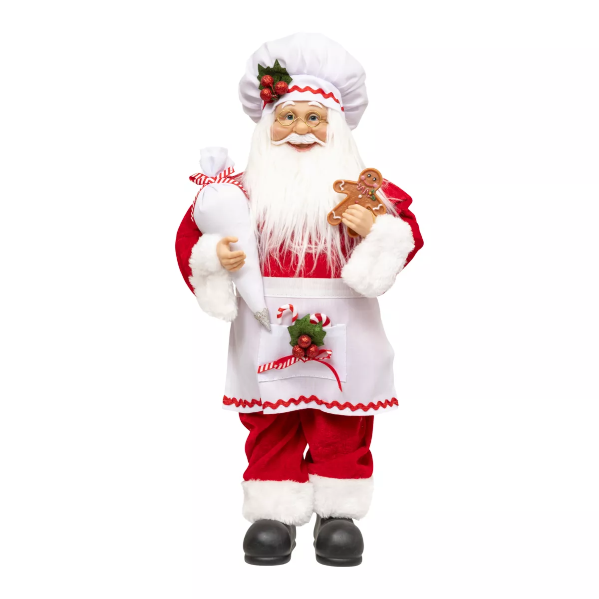 Babbo Natale tradizionale (H45 cm) Gautier il cuoco