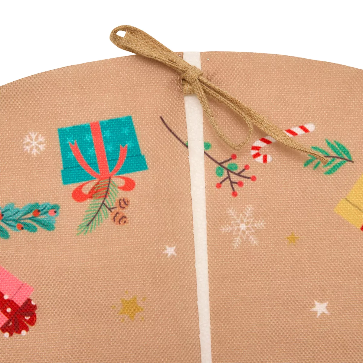 TAPIS SAPIN PERE NOEL JUTE D90