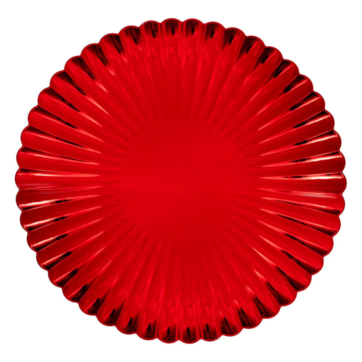 Set di 12 sottopiatti Conchiglia Rossa