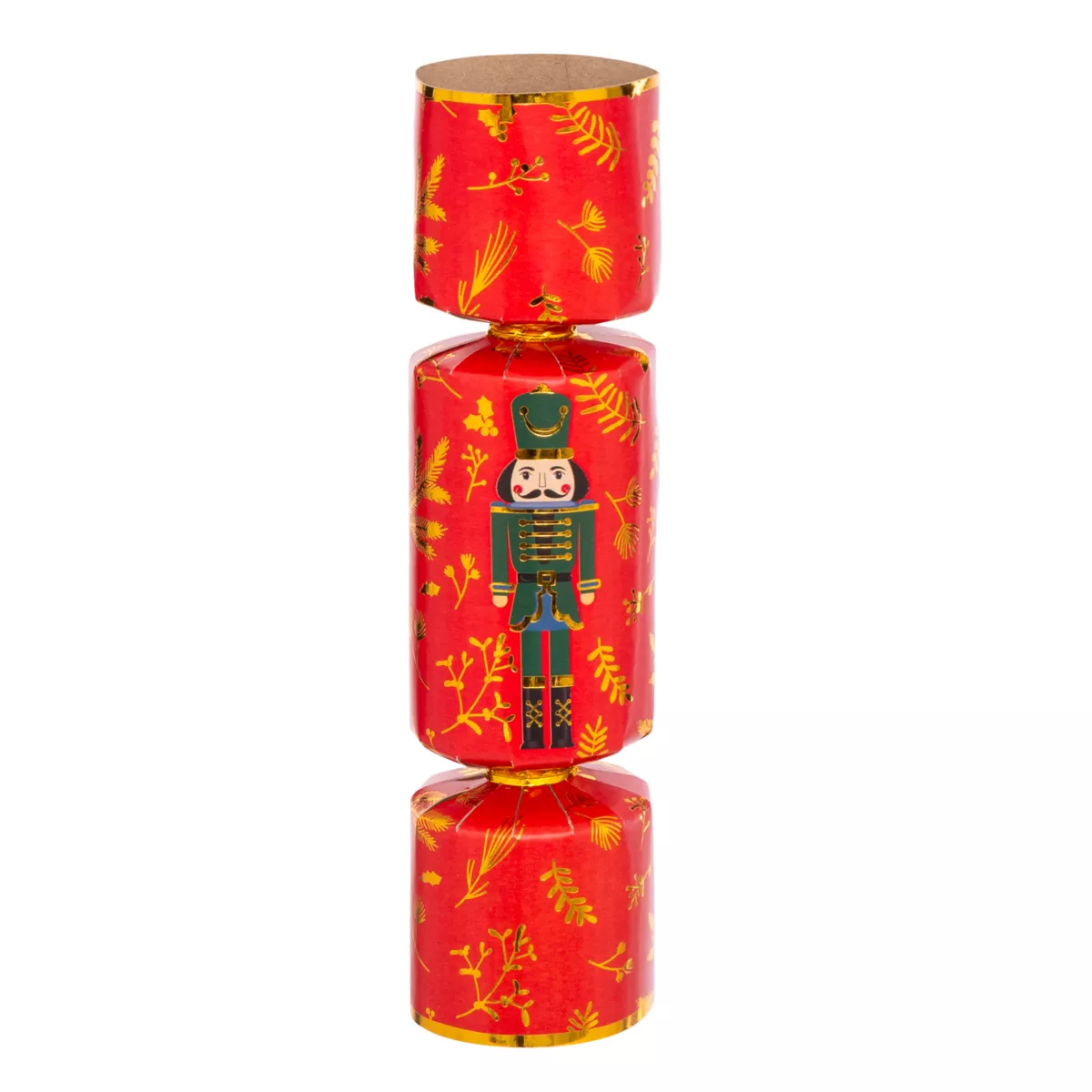 Lote de 6 crackers de Navidad Soldados Cascanueces Verde y Rojo