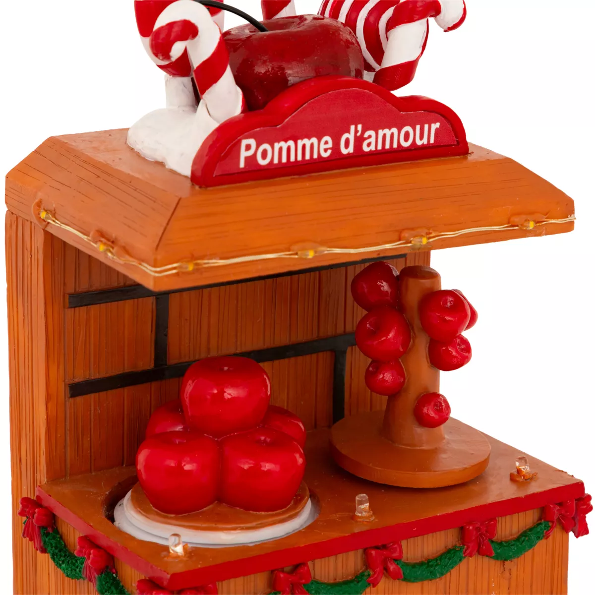 Stand luminoso y animado a pilas (13,1 x 9,2 cm) Pomme d'amour