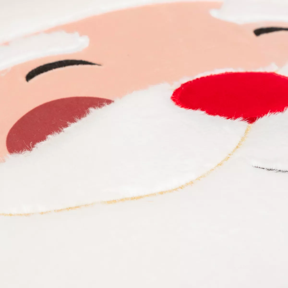 COUSSIN PERE NOEL 40X40CM rouge