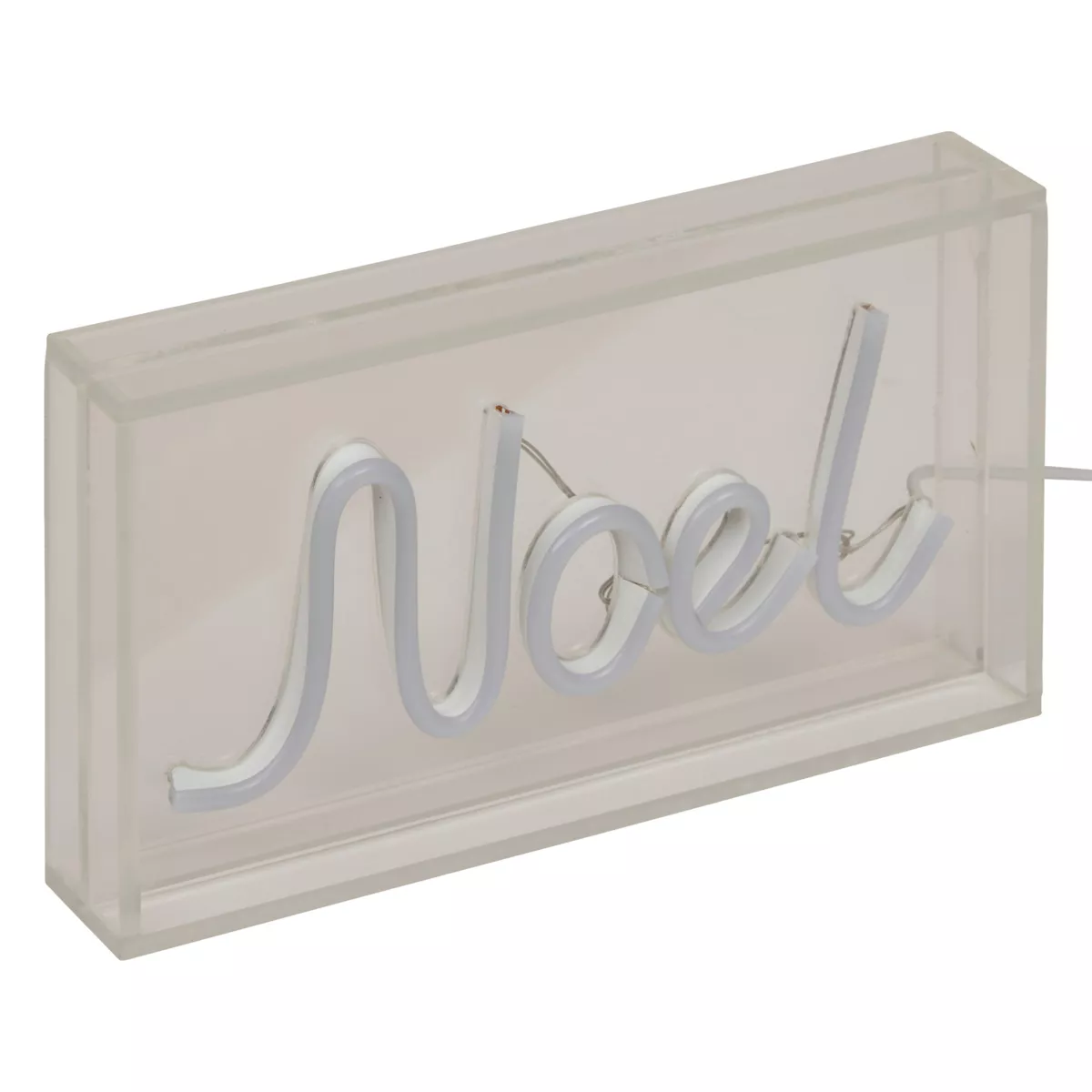 Neon luminoso da posizionare USB (H12,5 cm) Natale Rosso