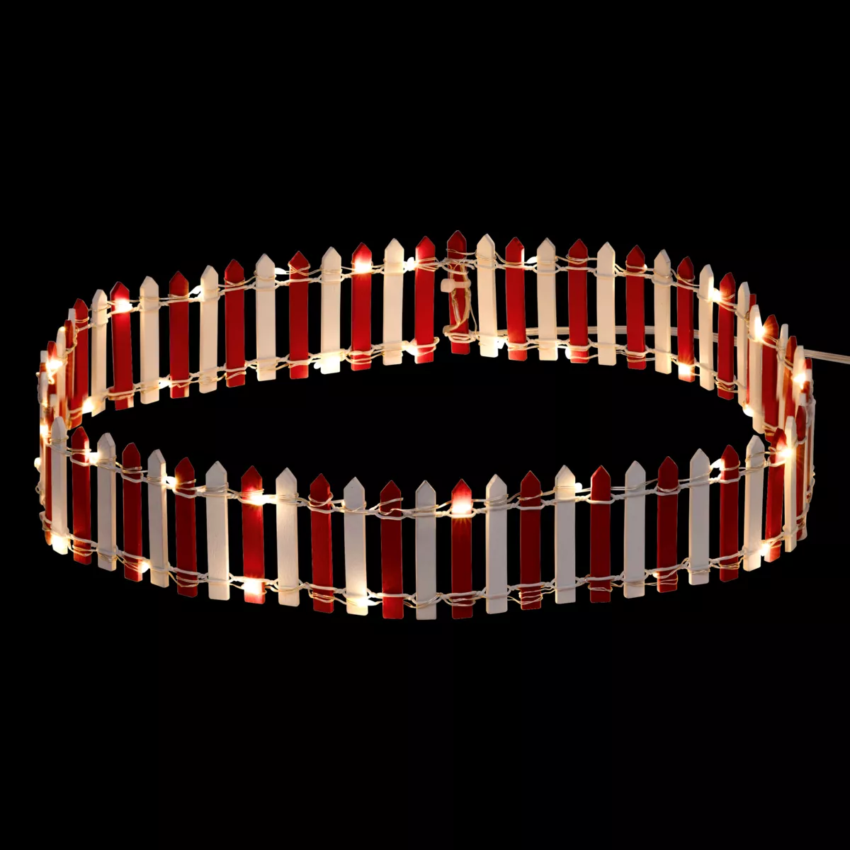 Barriera luminosa in legno (H9 cm) per villaggio