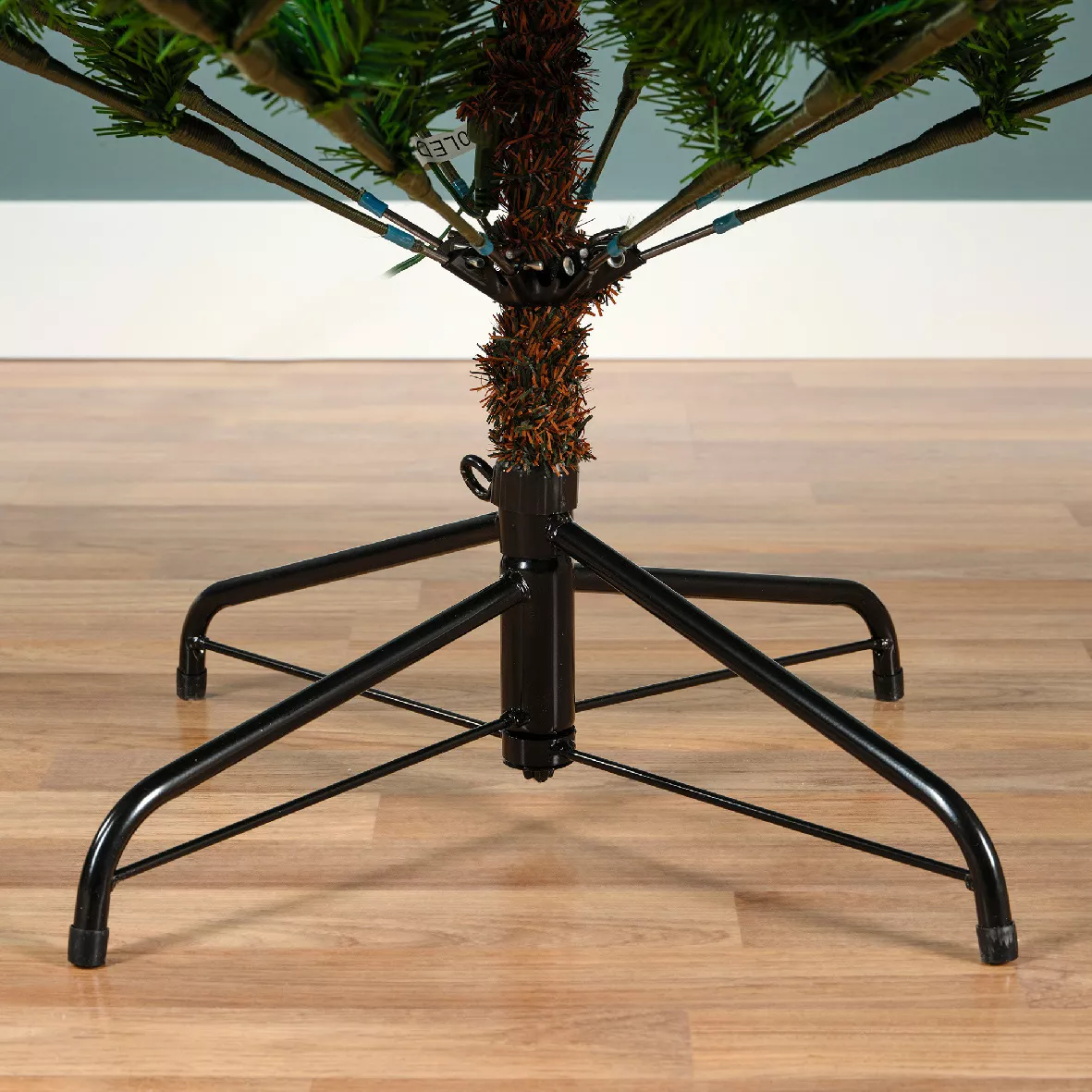 Árbol de Navidad artificial luminoso 560 LED (H240 cm) Allix Verde abeto