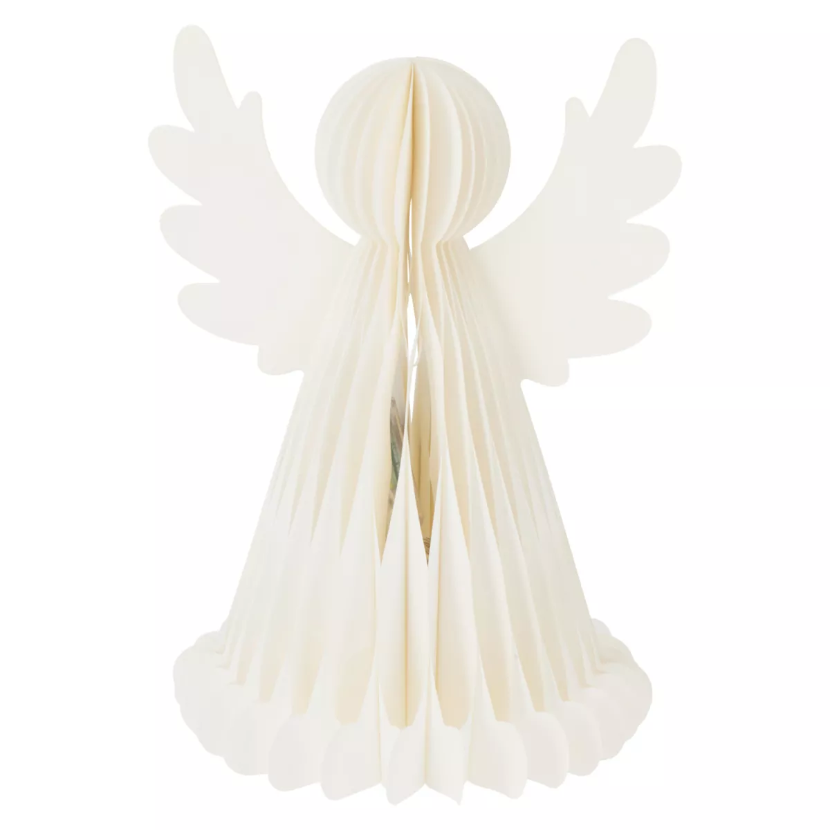 PAPIER ANGE 38CM LED BLANC LUMINEUX