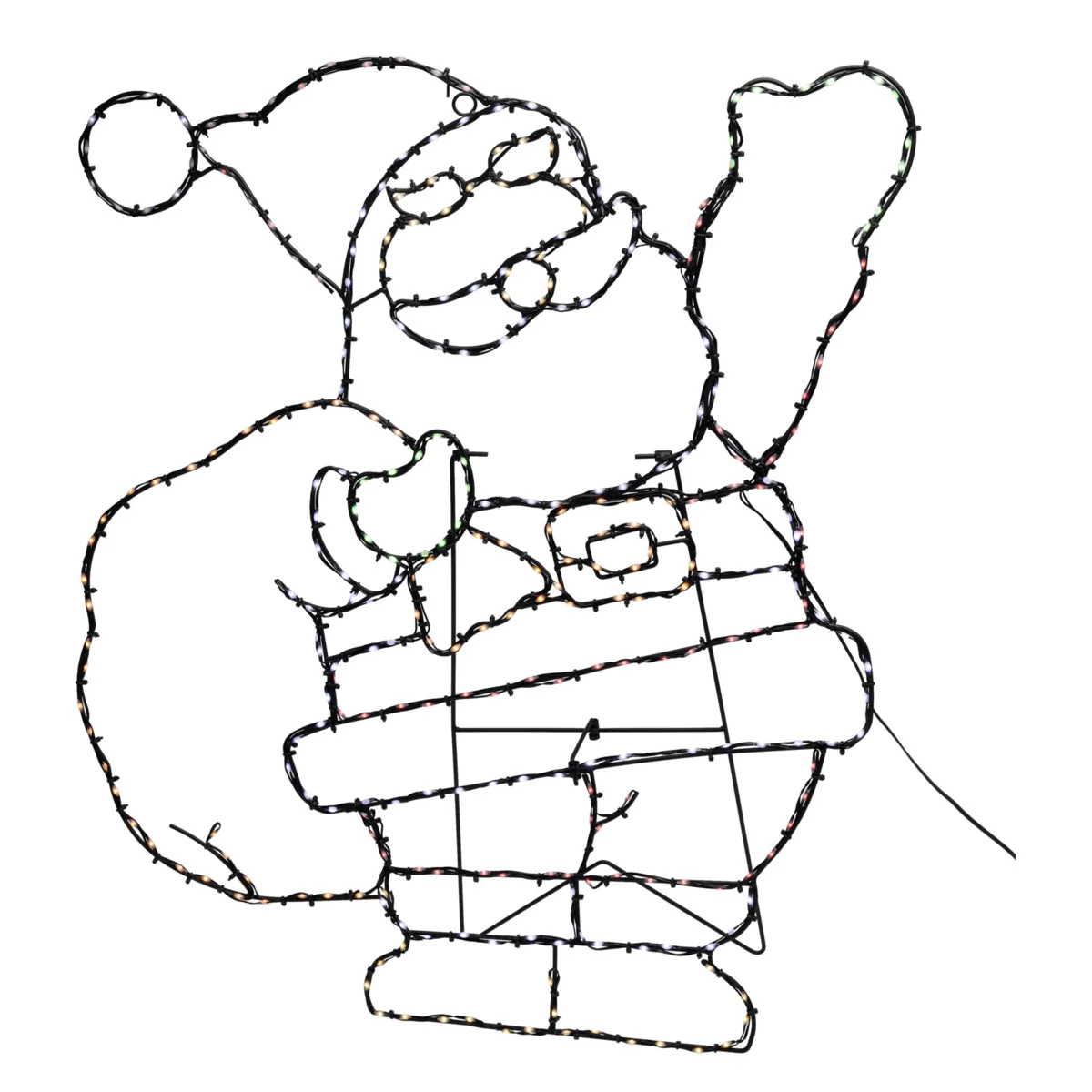 SILHOUETTE LUM SANTA 70CM 321 LED