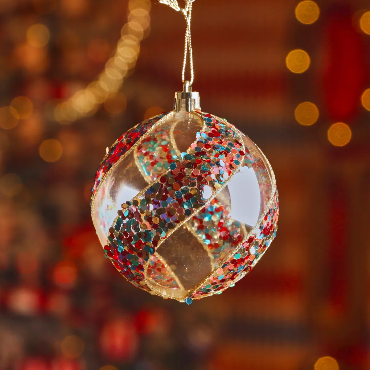 Set di 12 palline di Natale (D80 mm) Festive Multicolori