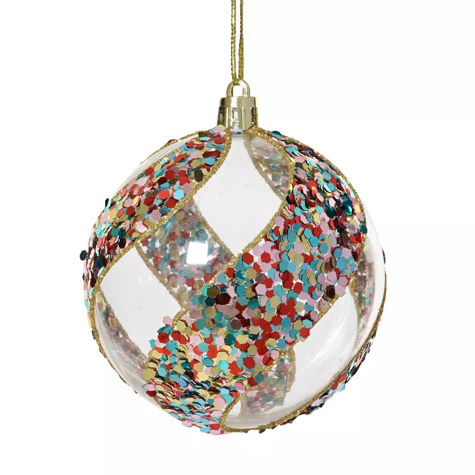 Set di 12 palline di Natale (D80 mm) Festive Multicolori