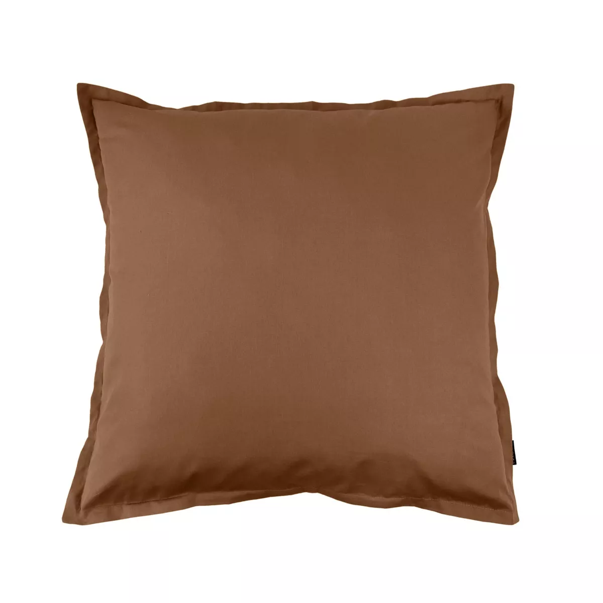 Kussensloop vierkant percal katoen (65 x 65 cm) Cali Capuccino