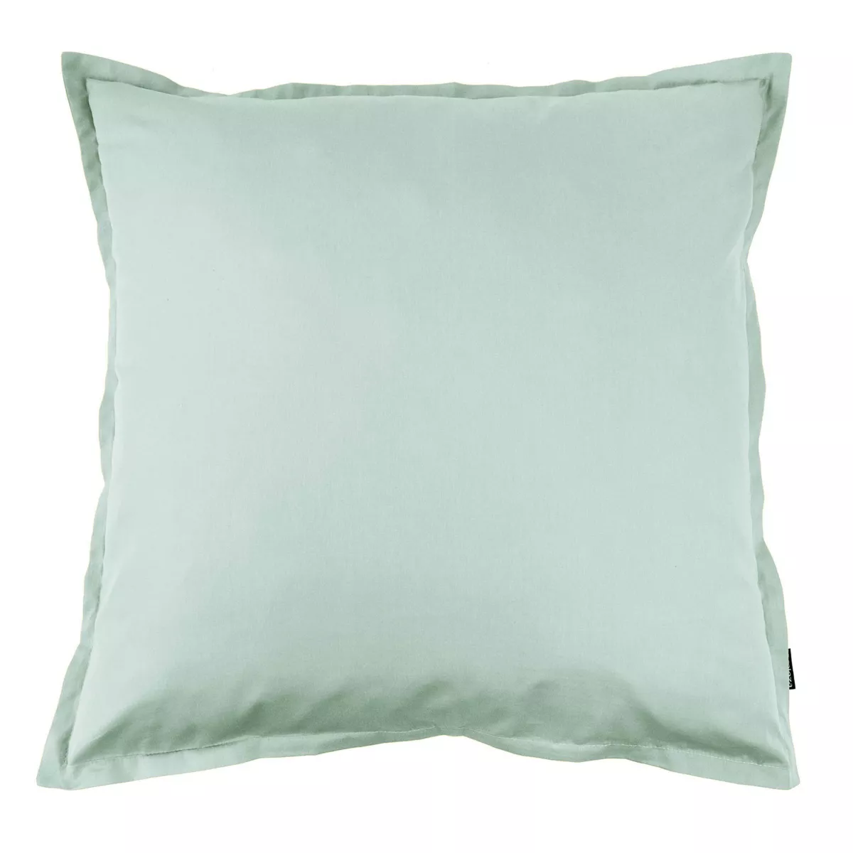 Funda de almohada cuadrada de percal de algodón (80 x 80 cm) Cali Verde eucalipto