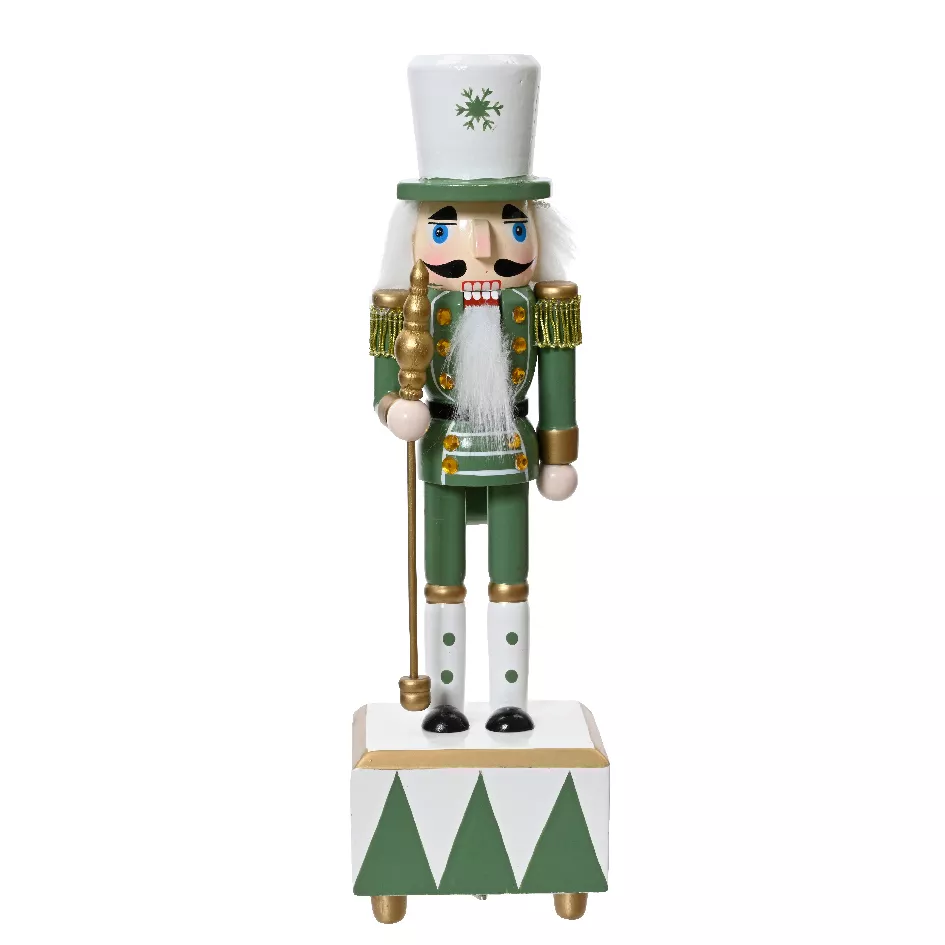 1 Casse-noisette bois de pin L9-W8-H30cm vert/couleur(s) 