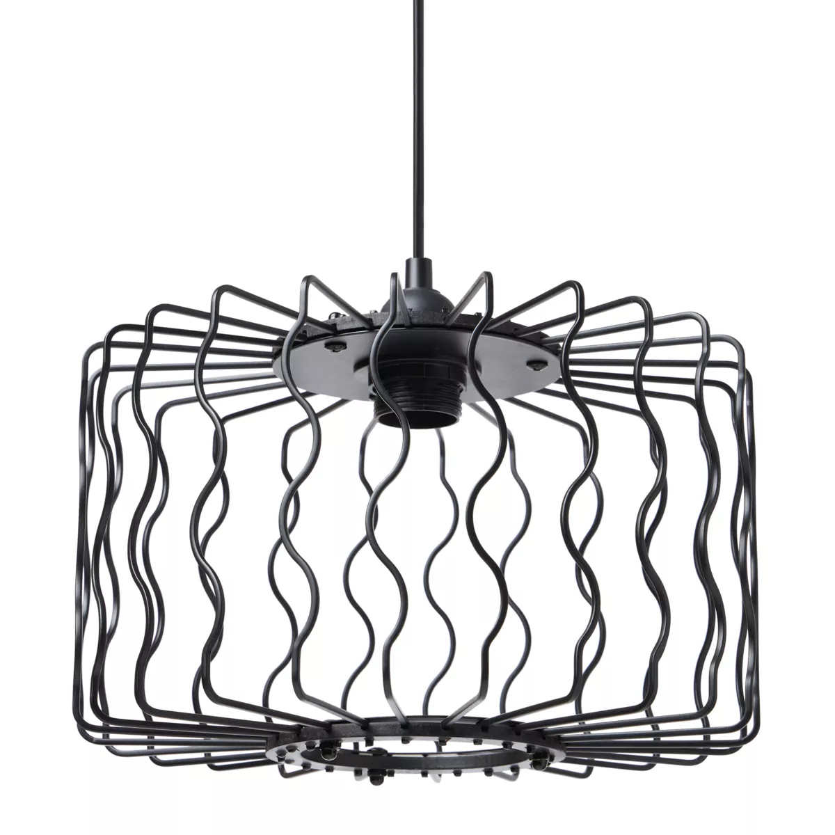 Suspension MŽtal 'Julia' Noire Dim : l30xH18.5xP30cm