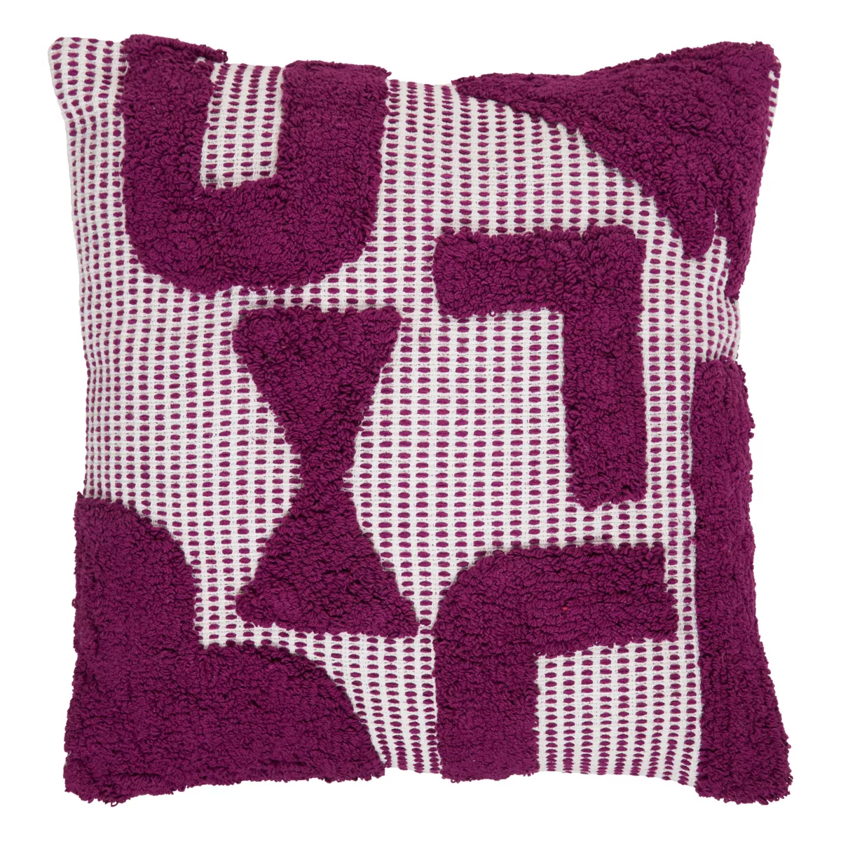 Cuscino quadrato cotone (50 x 50 cm) Poppy Viola