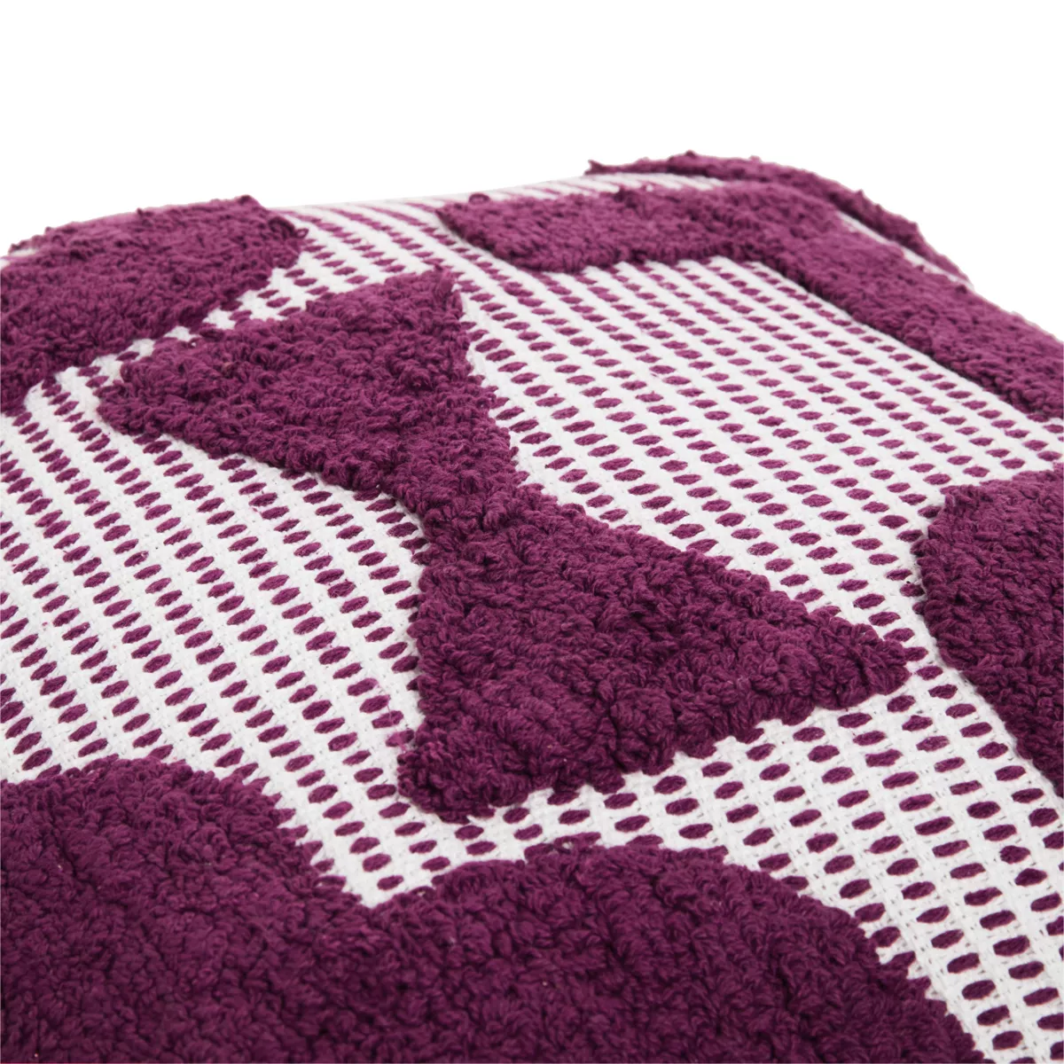 Cuscino quadrato cotone (50 x 50 cm) Poppy Viola