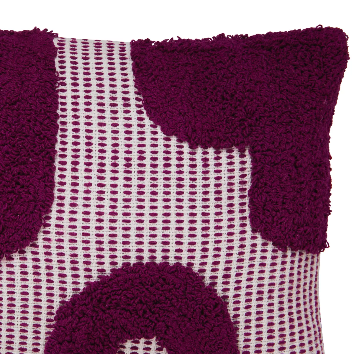 Cuscino quadrato cotone (50 x 50 cm) Poppy Viola