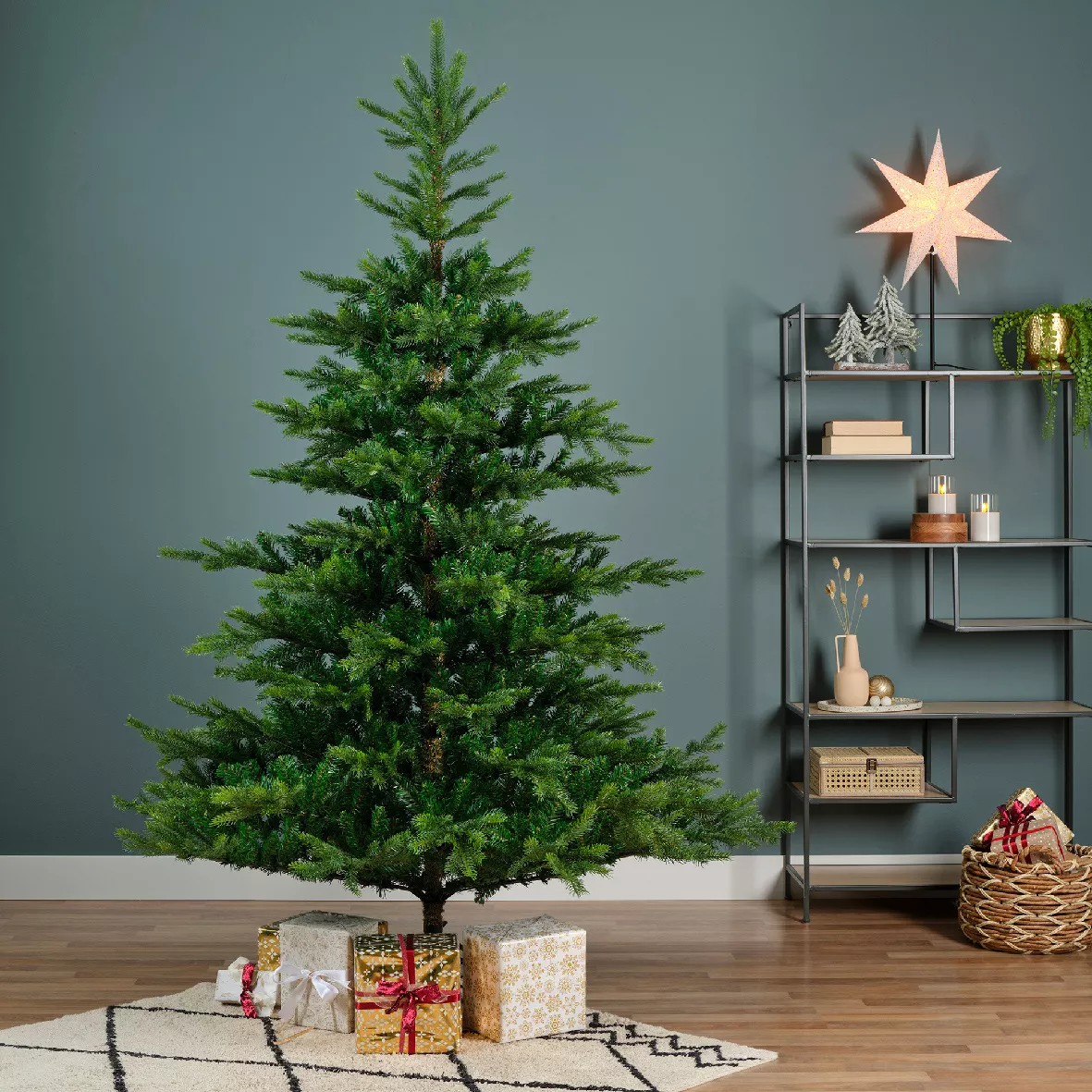 Abeto artificial de Navidad Glorious Altura 210 cm Verde