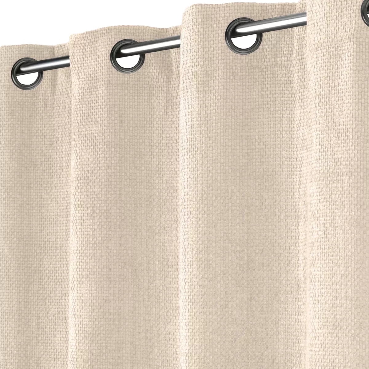 Tenda in velluto chenille (140 x 260 cm) Leo Ecru