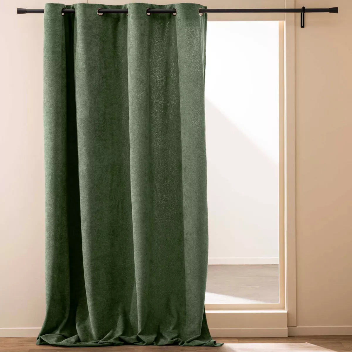 Rideau ˆ Oeillets (140 x 260 cm) Winona Cdre, Bouclette Unie