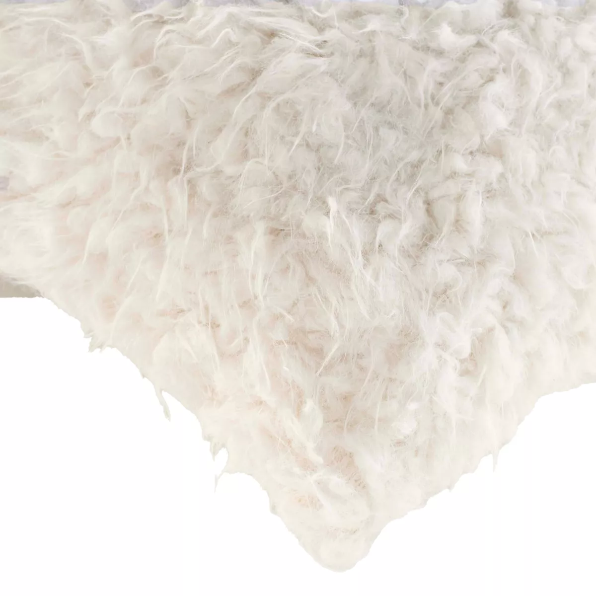 Coussin DŽhoussable (45 x 45 cm) Mouton, Imitation Fourrure/Suede