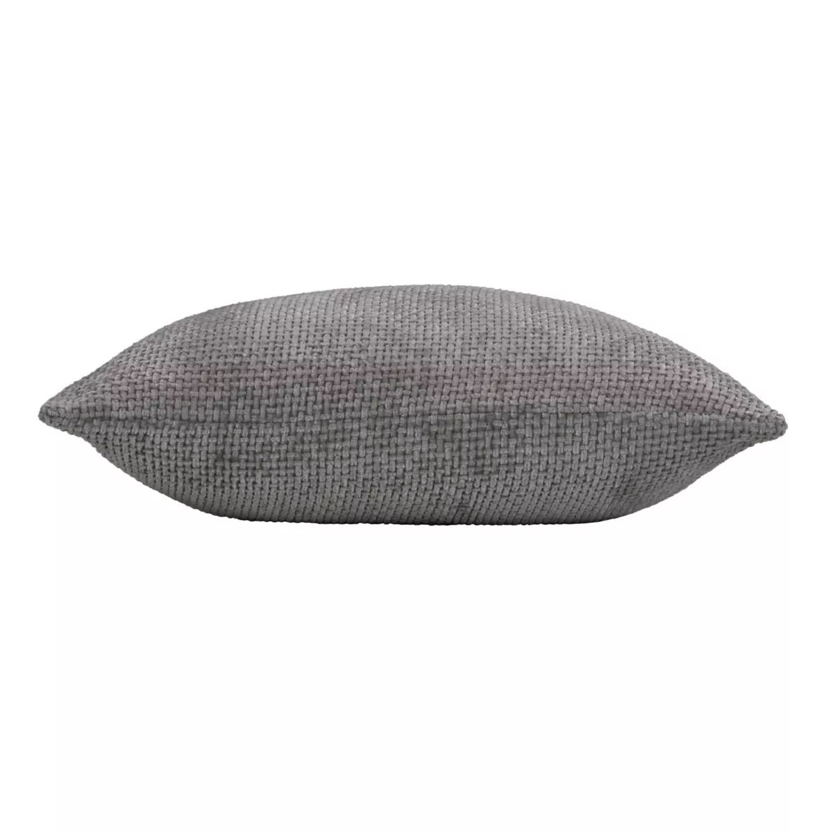 Coussin DŽhoussable (45 x 45 cm) Leo Anthracite, Velours Chenille