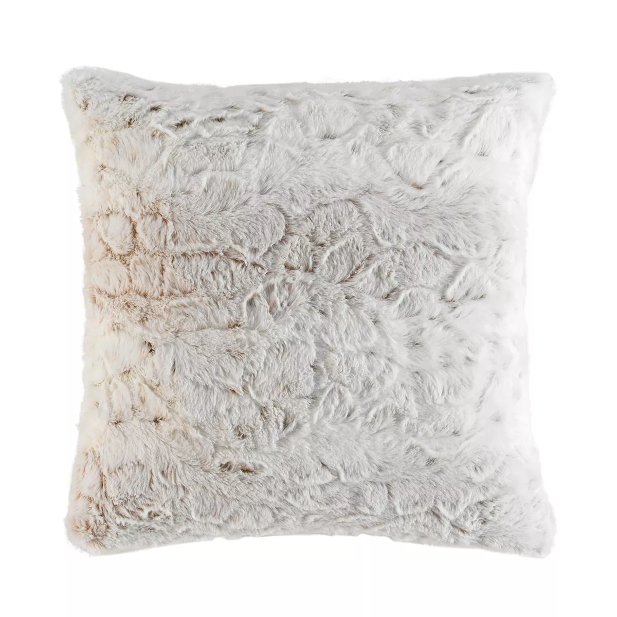 Coussin DŽhoussable (45 x 45 cm) Alaska, Imitation Fourrure/Velours
