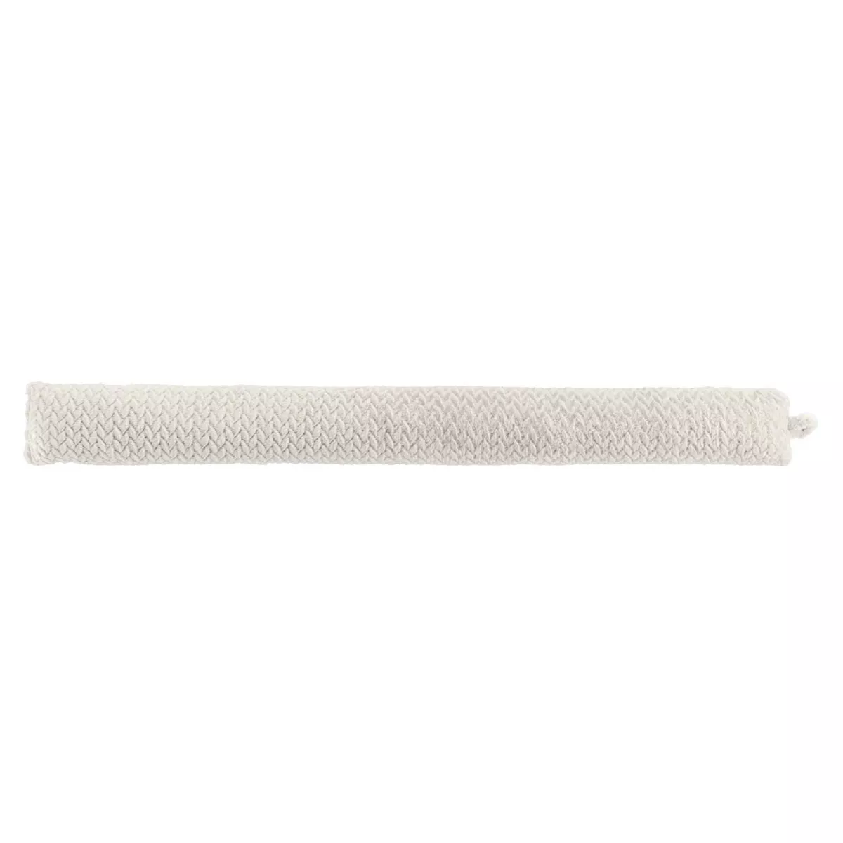 Cojín de puerta de franela (80 x 10 cm) Flanela Marfil