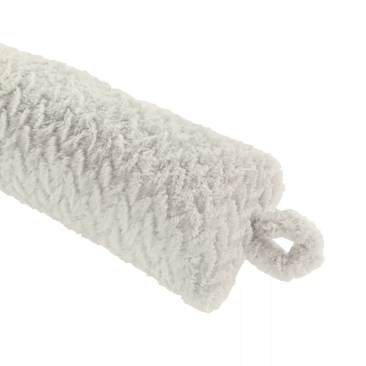 Cojín de puerta de franela (80 x 10 cm) Flanela Marfil