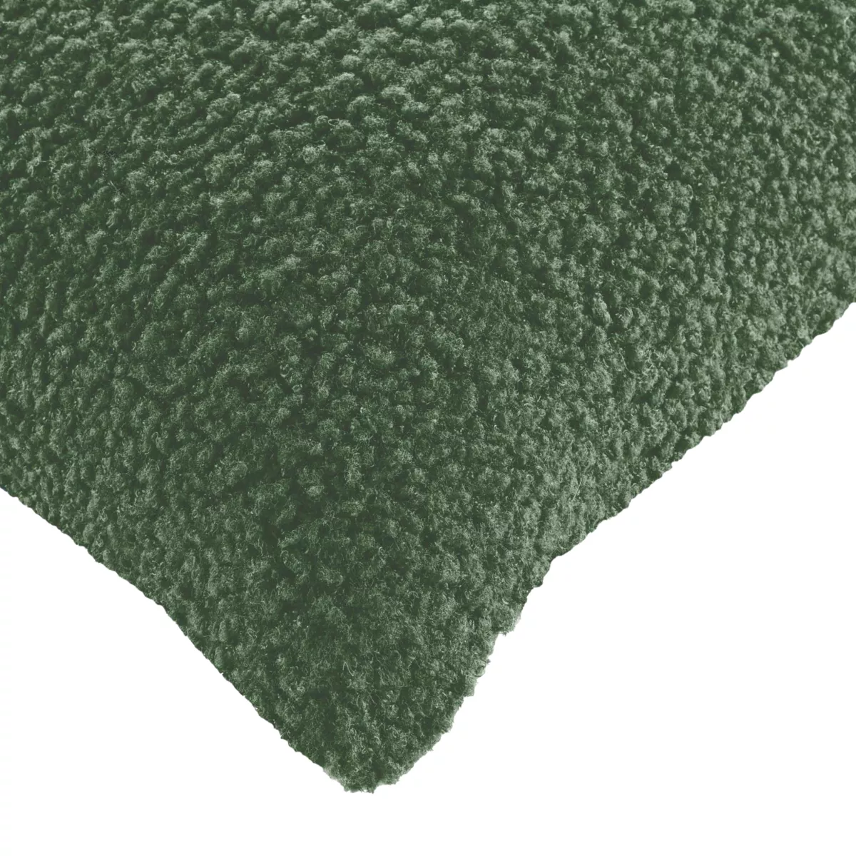 Housse de Coussin (40 x 40 cm) Woolen Sauge, Bouclette Unie