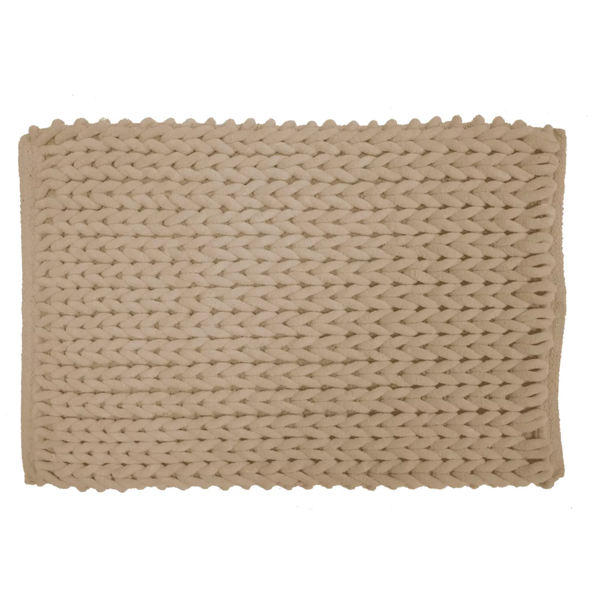 Tappeto da bagno in cotone (50 x 80 cm) Ariel Beige