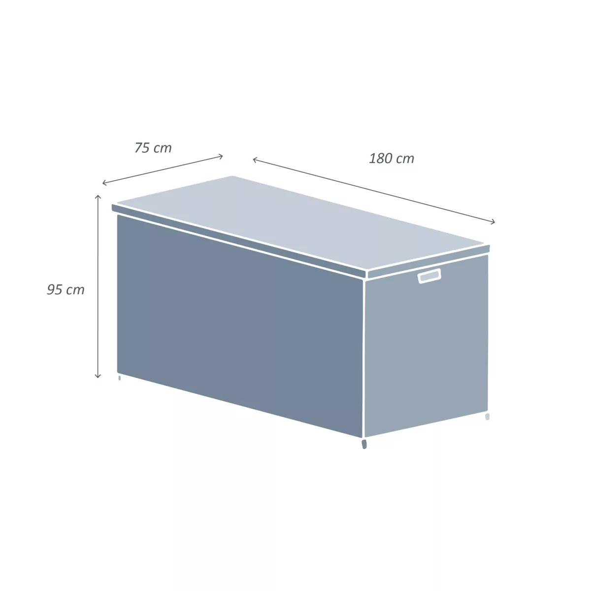 Auflagenbox Calvi - Grau 7