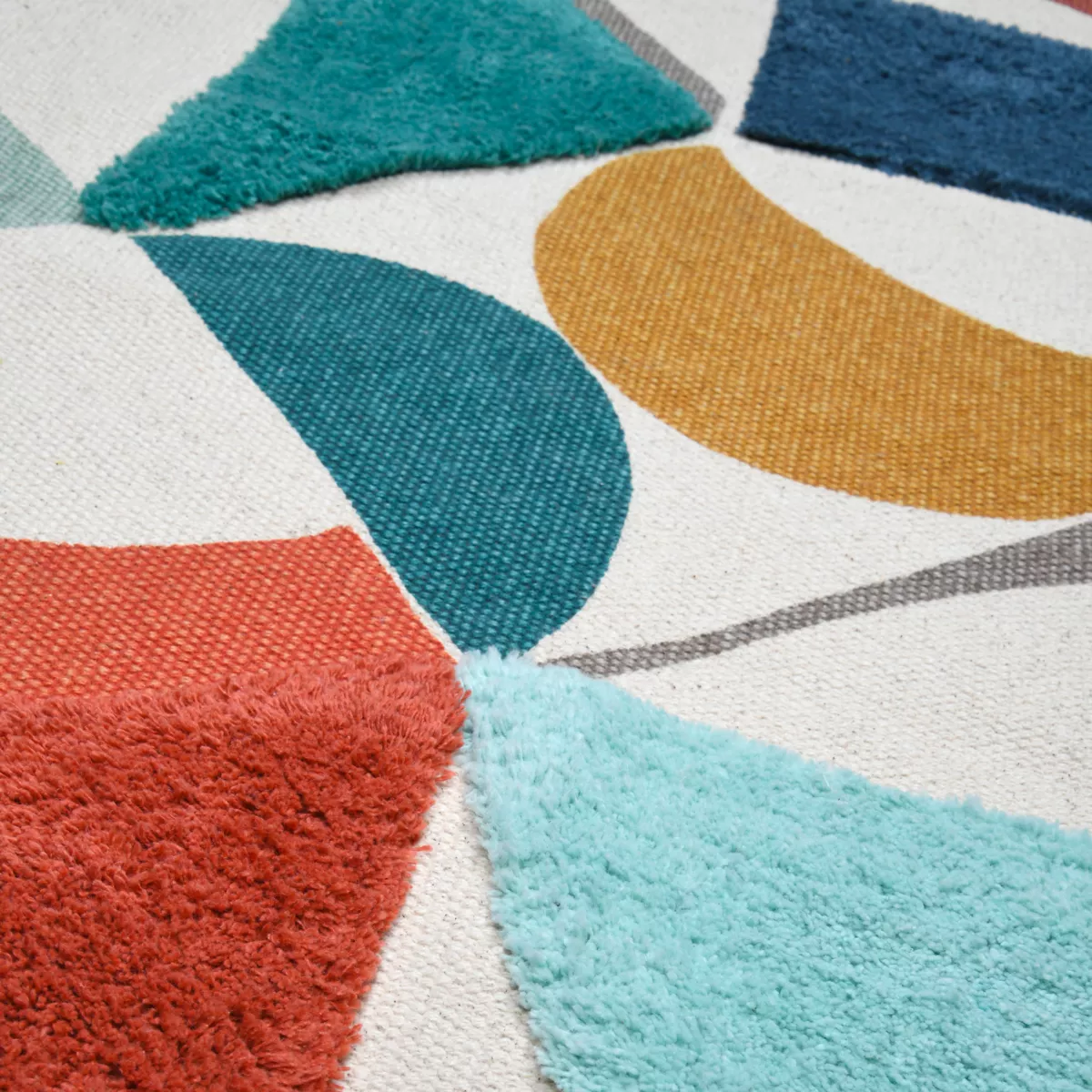 TAPIS BLOKKEN MULTICOLORE 60X90