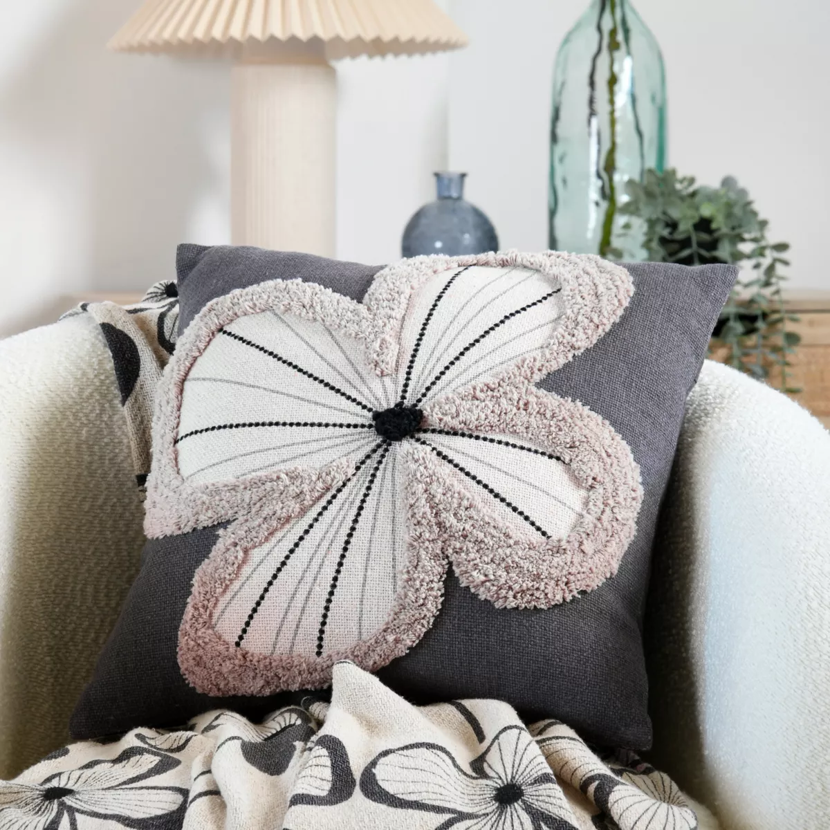 COUSSIN TILDA ARDOISE 40X40