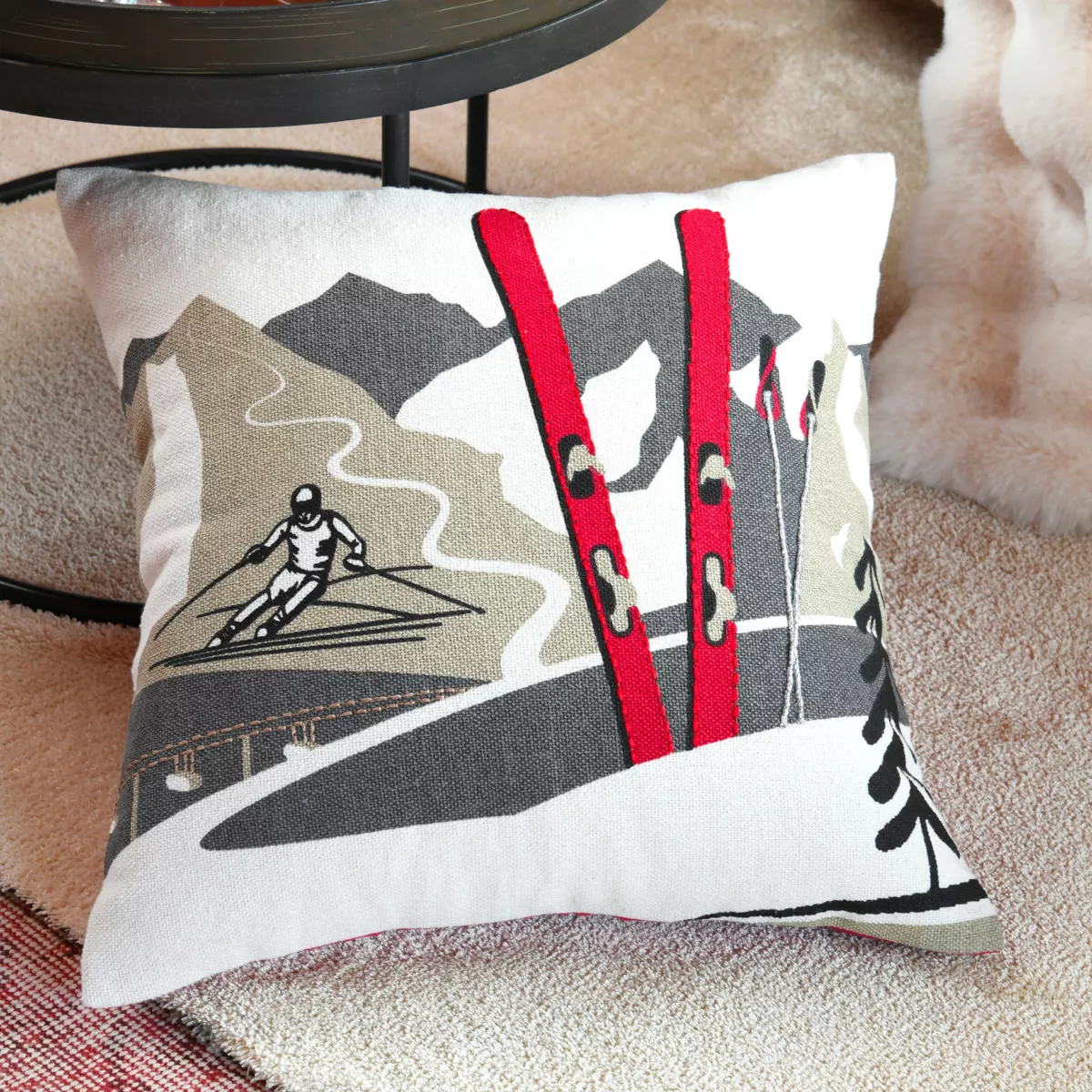 COUSSIN VILLARD GRIS 40X40