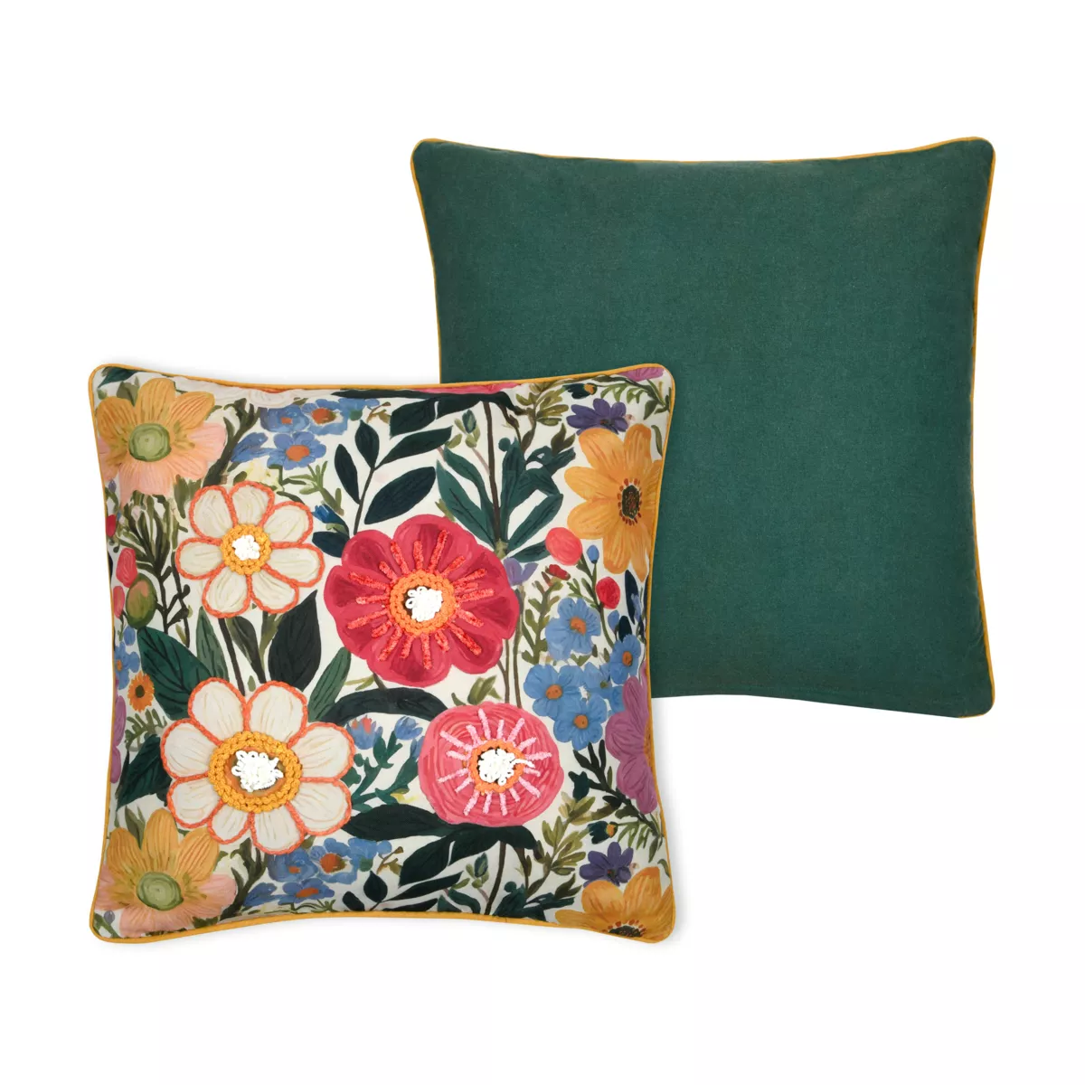 Cojín cuadrado de algodón (50 x 50 cm) Betty Multicolor