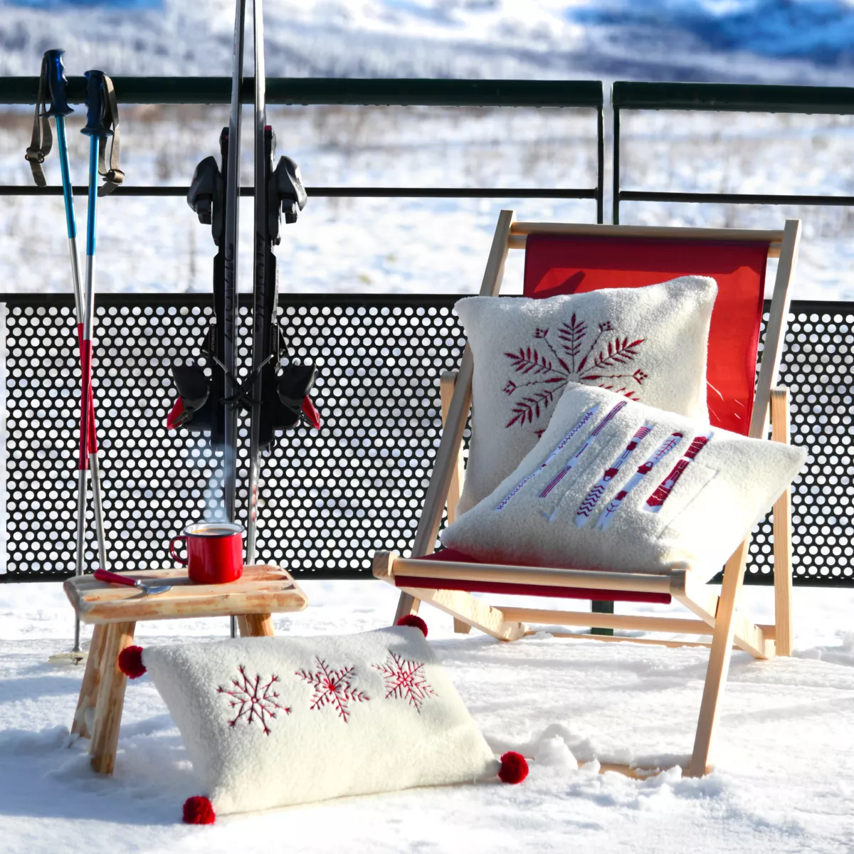 COUSSIN BESSEY ROUGE 45X45