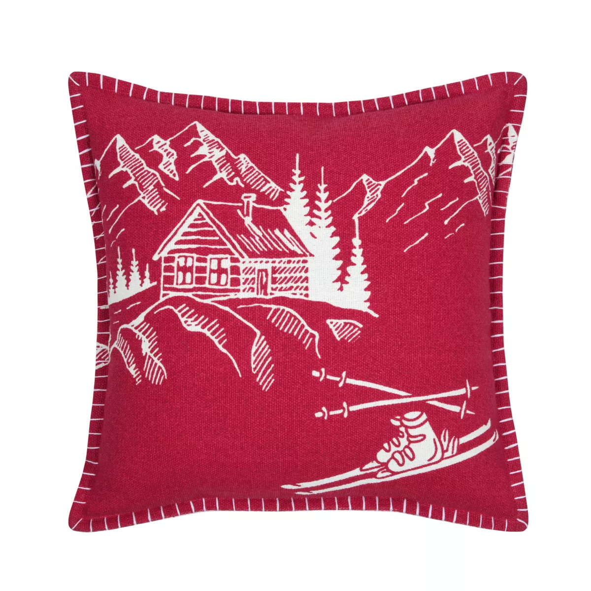 COUSSIN VILLARD ROUGE 45X45