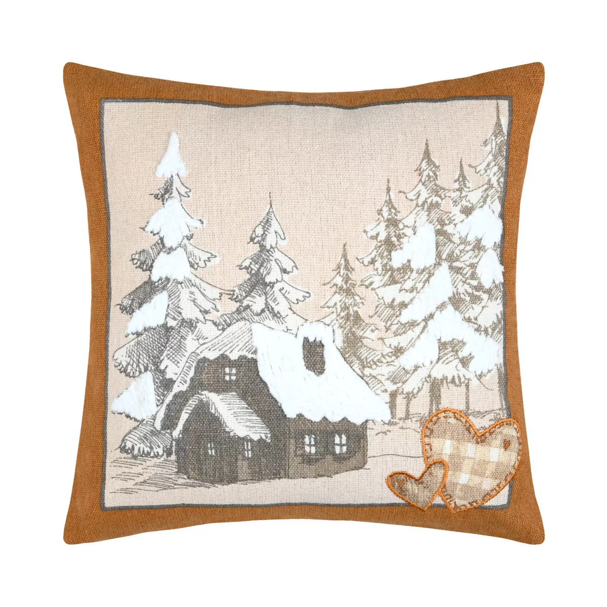 COUSSIN WILDFOREST NATUREL 45X45