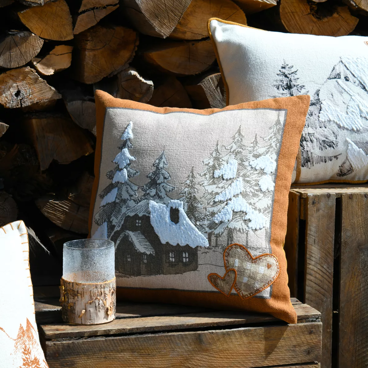 COUSSIN WILDFOREST NATUREL 45X45