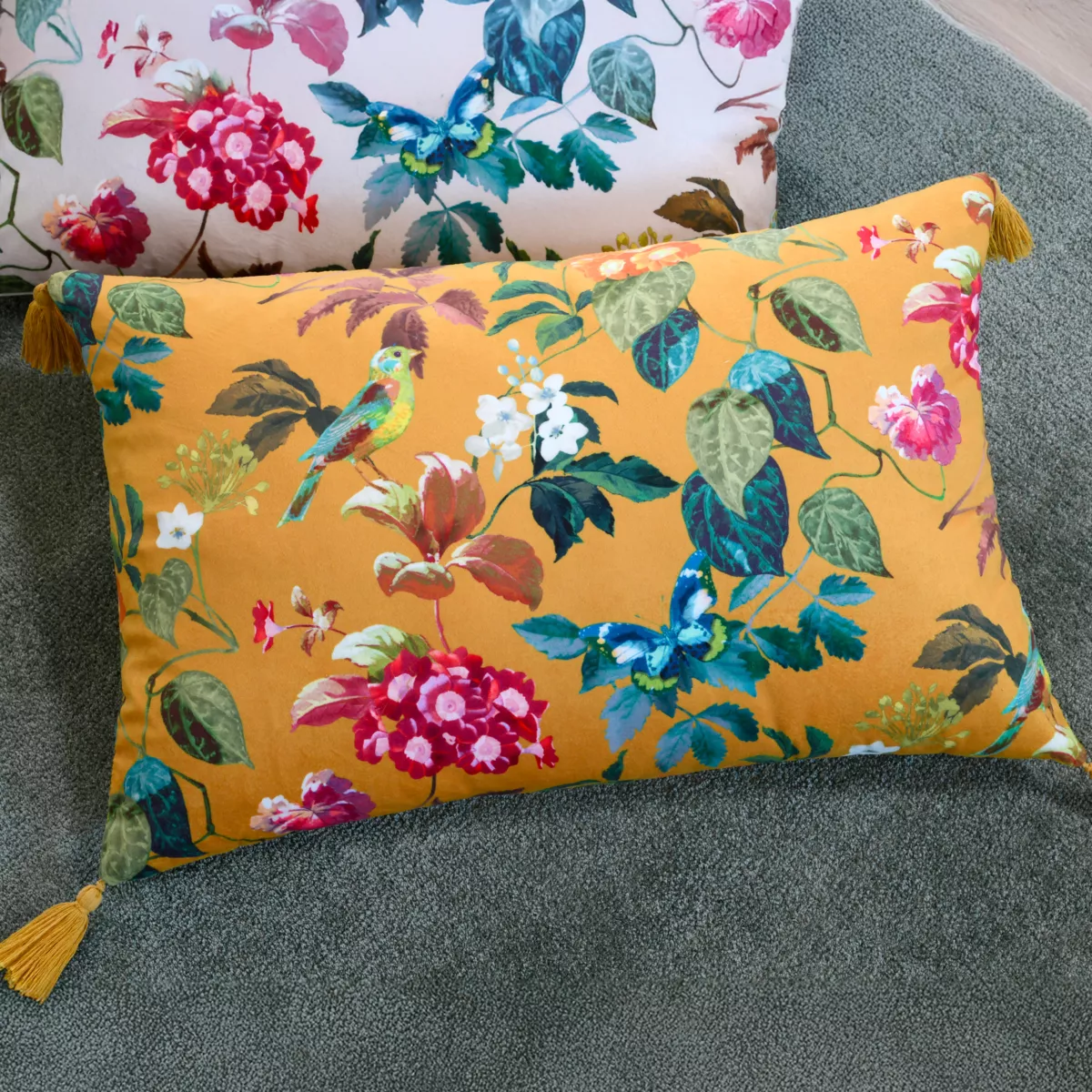 Cuscino rettangolare (40 x 60 cm) Emmy Giallo senape