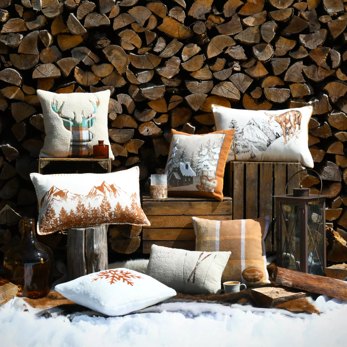 COUSSIN WILDFOREST CAMEL 40X60