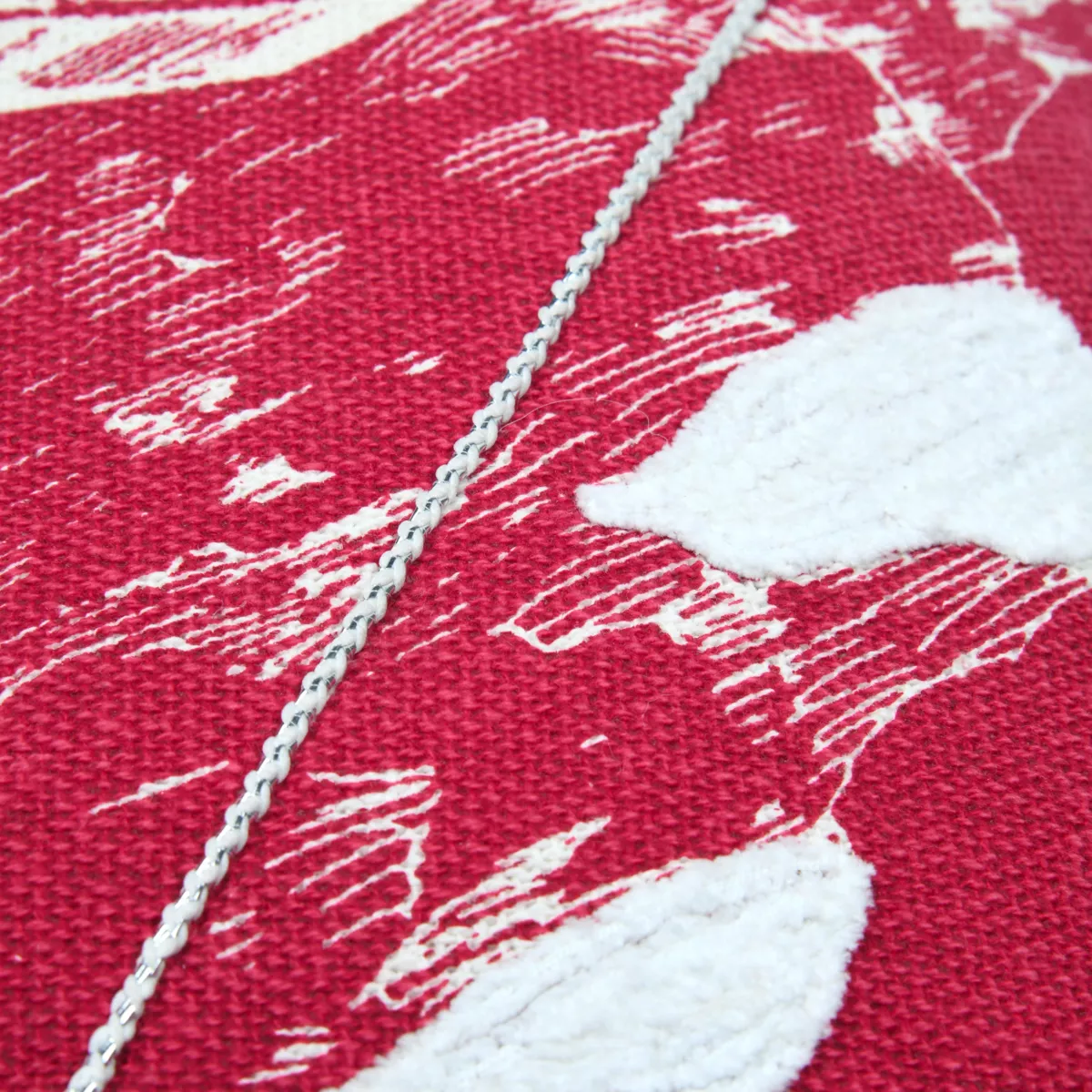 Cuscino rettangolare in cotone (30 x 50 cm) Villard Rosso