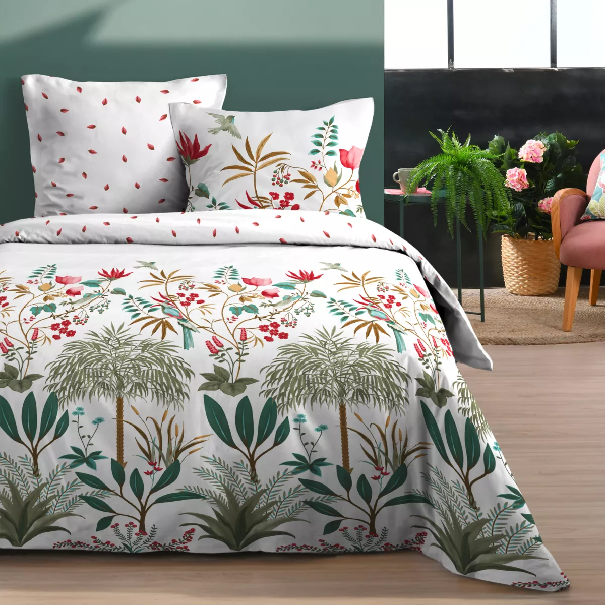 PARURE HOUSSE DE COUETTE ANTILLIA MULTICOLORE 260X240