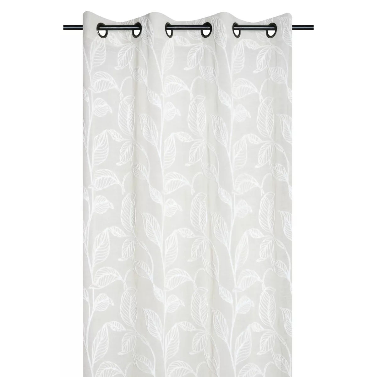 Tenda ad occhielli (140 x 260 cm) Hemera Ecru