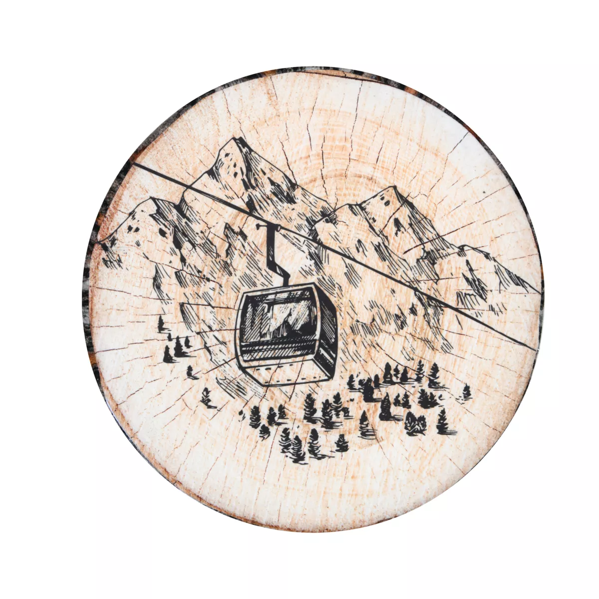 CUSCINO PER SEDIA TIGNES MARRONE 38X38