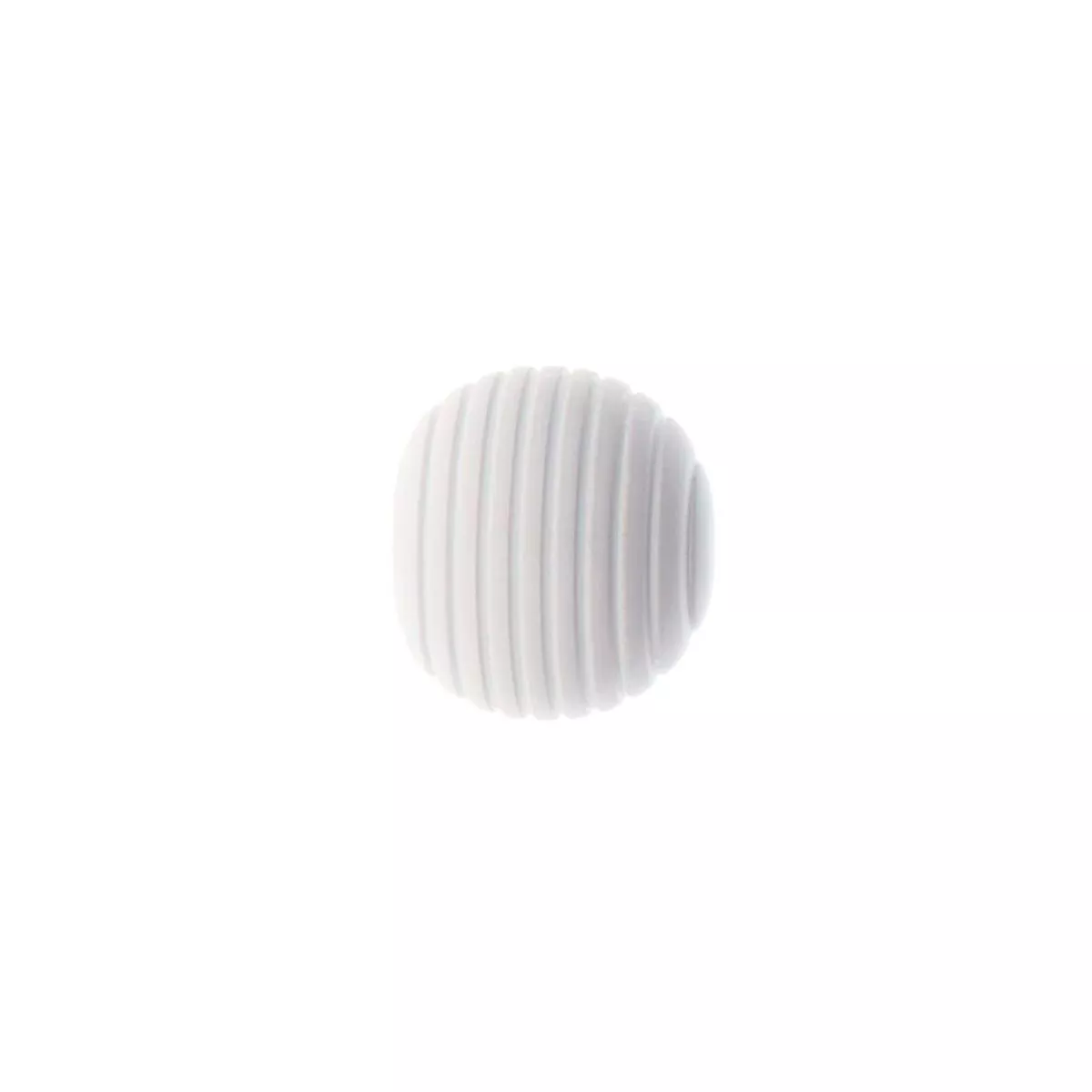 Set di 2 terminali per asta in legno (D28 mm) Nils galaxie Bianco